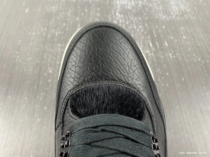 Reps LUCY 4 Jordan 819139-010 Retro Hair Black Pony 0714